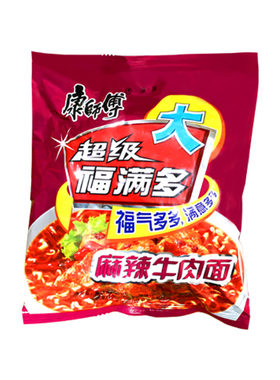 清真康师傅福满多牛肉面组合装