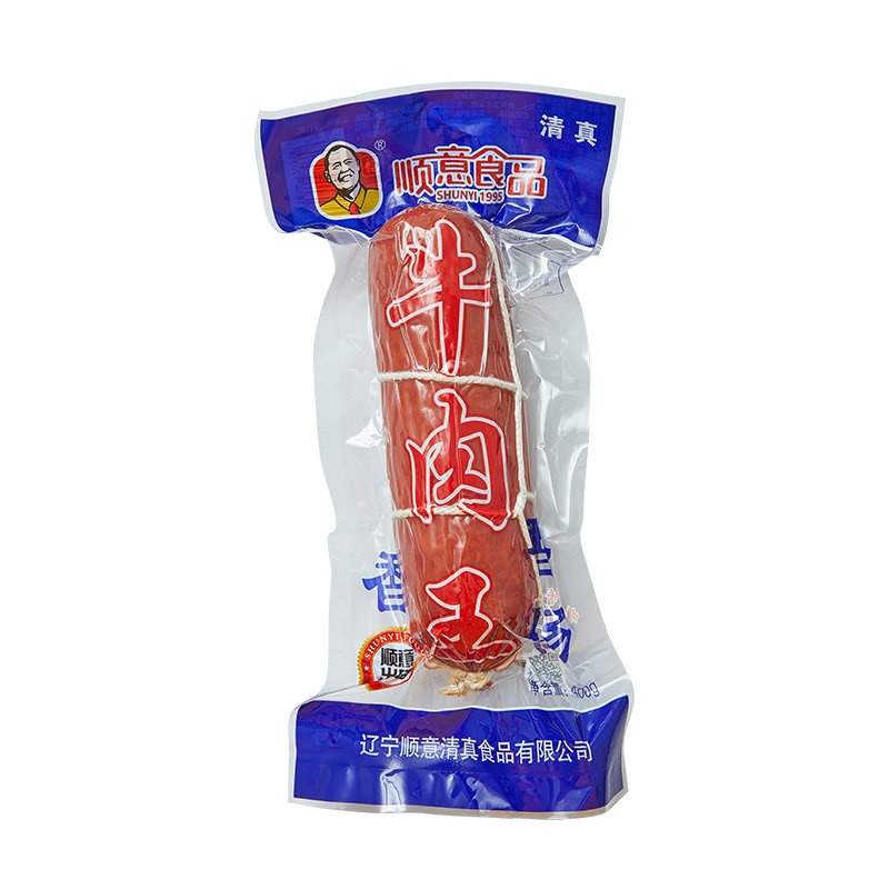 顺意牛肉王风味肠 400克/根  真空包装 牛肉含量高  烤制香肠即食