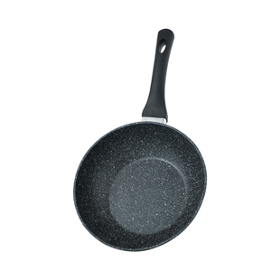 麦饭石家用小炒锅不粘锅1-2人小型一人用迷你小号单人宝宝炒菜锅