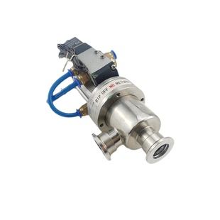 KF高真空气动挡板阀角阀QDJ阀门Y电动L快装GDQ-16GDQ25GDQ40GDQ50