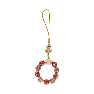 大英博物馆景泰蓝九紫离火手机链手机绳挂件钥匙扣送女生生日礼物