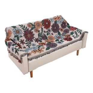 繁花沙发巾盖布盖毯高级感四季通用沙发套罩盖巾简约沙发巾