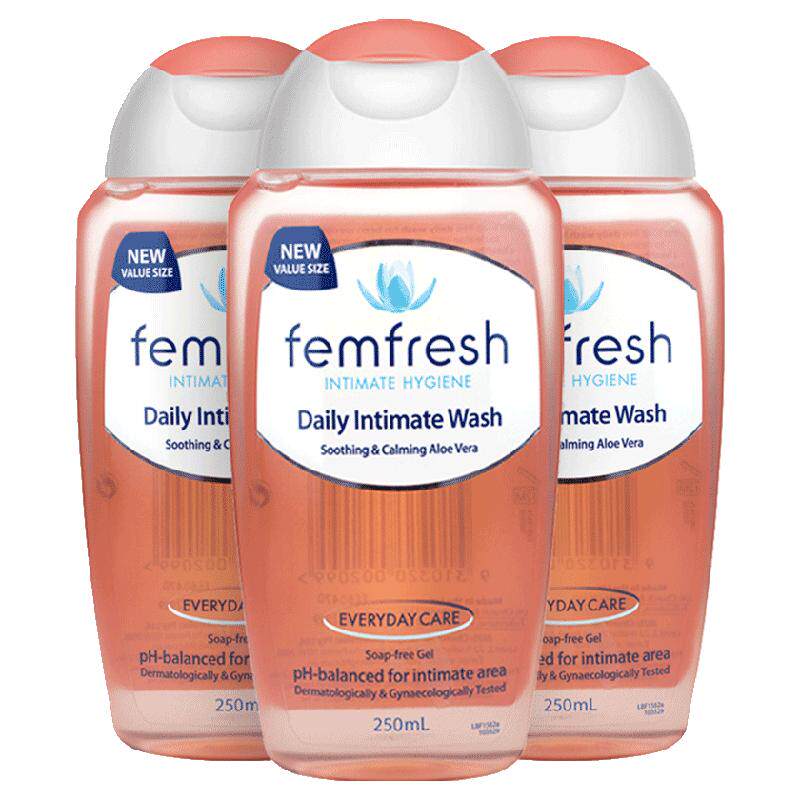 【自营】澳版3瓶femfresh芳芯女性私处洗护液日常洋甘菊护理洗液