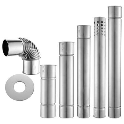 热水器不锈钢排烟管升级卷边设计