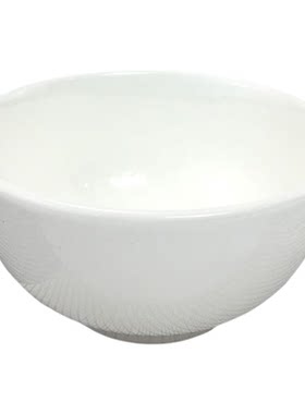 饭店用陶瓷白色加厚米饭碗