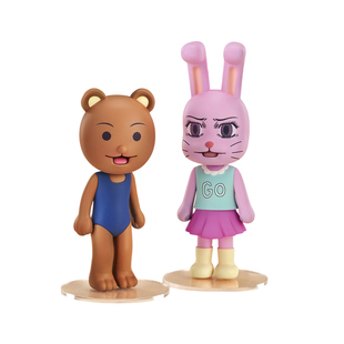 预定 GSC 搞笑漫画日和GO Mini Memory 兔美 熊吉 周边 Q版手办