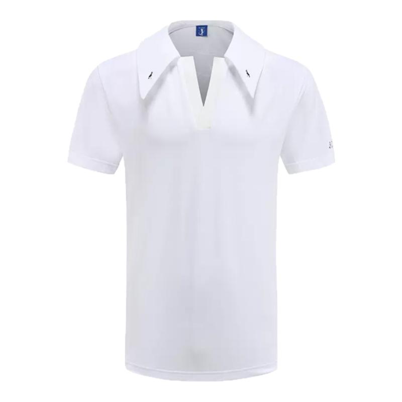 BCGOLF高尔夫男款短袖T恤男式夏季套头POLO衫男服装上衣白色logo
