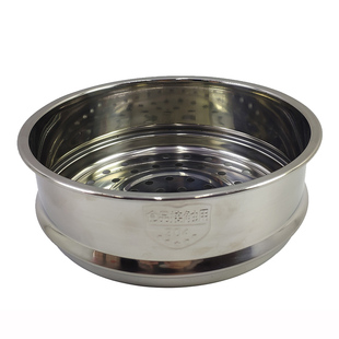 汤奶锅蒸屉304不锈钢蒸笼蒸屉蒸格笼屉16/18/20/22/24cm奶汤锅用