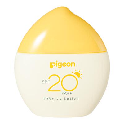 贝亲宝宝防晒乳温水可卸SPF20+