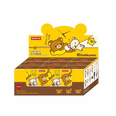 现货正版麦和BOXFUN轻松熊咕噜咕噜时刻手表盲盒腕表礼物动漫周边