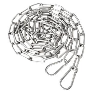 304不锈钢钢丝绳免打孔卡扣加粗链条阳台防滑晾衣绳天台晒被神器