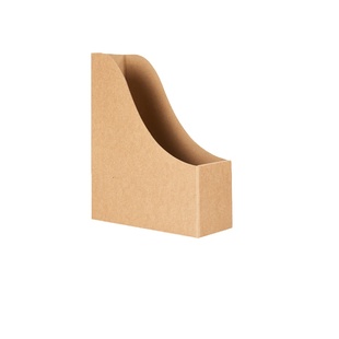 牛皮纸质书立可折叠书架A4文件书本收纳盒办公桌文件架纸盒收纳架