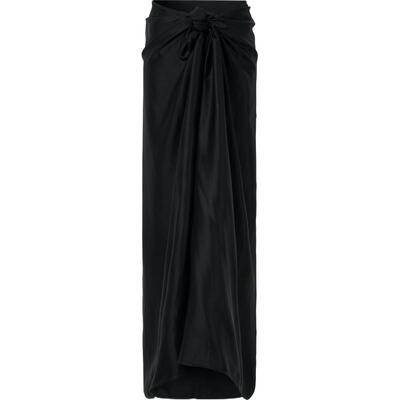 TOTEME春夏女士围裹效果垂坠缎布超长半身裙