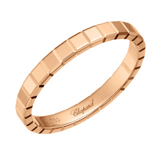 明星同款Chopard萧邦小冰块18K金戒指情侣对戒生日礼物送女友