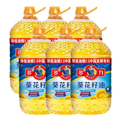 多力葵花籽油5L*6桶装食用油