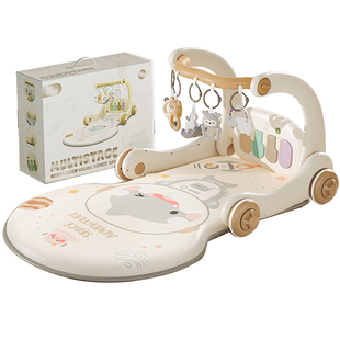 婴儿脚踏钢琴健身架学步车0到3个月1岁6新生幼儿宝宝玩具满月礼物