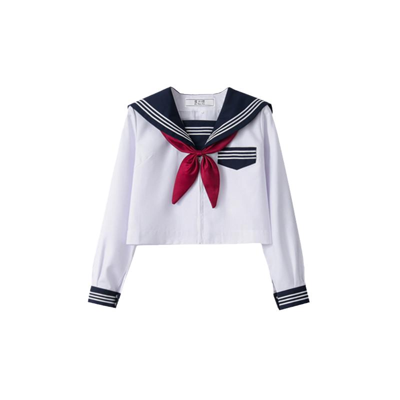 日系正统基础款JK制服中间服软妹水手服女夏季学院风班服中裙套装