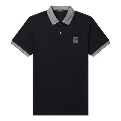 哈吉斯休闲纯色T恤衫潮