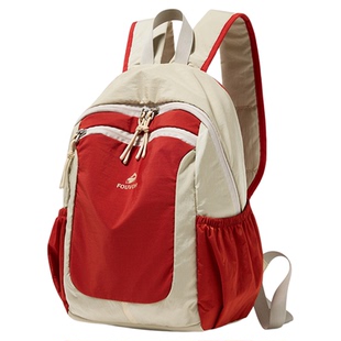 Fouvor火狐出逃双肩包女户外超轻大容量时尚休闲运动防水通勤书包