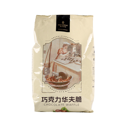 巧克力华夫脆榛子优酪乳蛋糕夹心