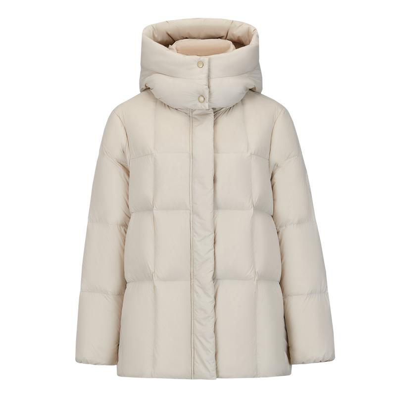 森系短款羽绒服雪中飞泡芙