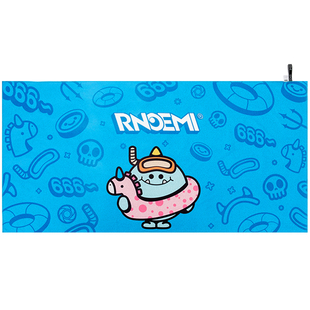 RNOEMI儿童游泳装备游泳浴巾速干浴巾海边保暖男童女童沙滩毛巾