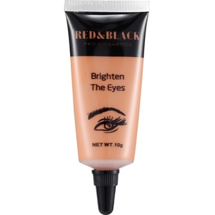 红与黑双色眼袋霜黑眼圈转色液眼部遮瑕液遮泪勾痘痘印斑点法令纹