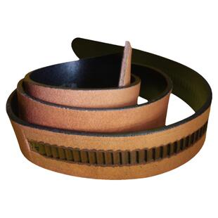 内穿内扣自动扣皮带条纯牛皮真皮不带头裤腰带男式无孔无牙宽黑色