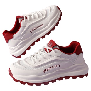 意尔康女鞋2026新款春秋夏季透气老爹鞋子女款厚底增高休闲运动鞋