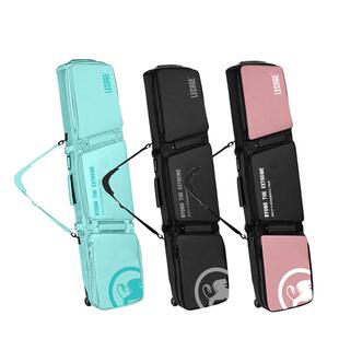 乐凯奇滑雪板包单板双板大容量干湿分离带轮静音滚轮滑雪包装备