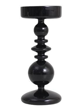 ins法式玻璃烛台北欧轻奢高级感