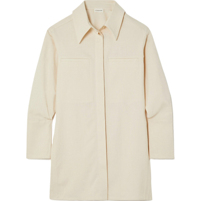 By Malene Birger 春夏女内搭混纺长袖衬衫