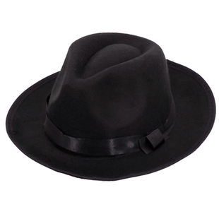演出爵士魔术师高帽黑色绅士礼帽金粉成人儿童男女舞台表演道具帽