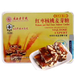 广西老字号蜜蜂牌红枣核桃糕150g礼盒装小包装南枣核桃糕年货节礼