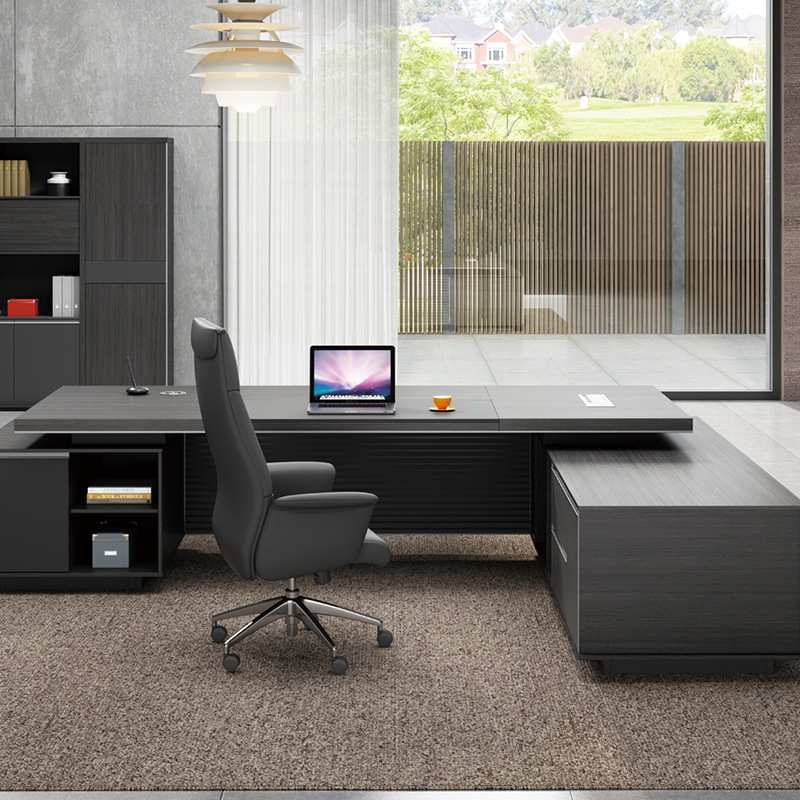 迪欧君尚系列大班台现代老板高级经理办公桌董事长办公桌总裁感