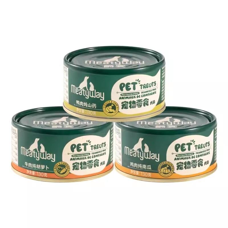 Meatyway爵宴宠物零食狗罐头130g