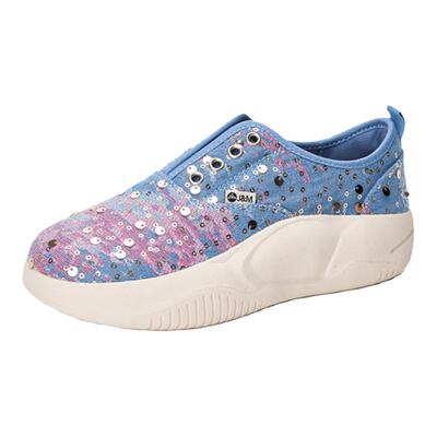 J&M/快乐玛丽软底亮片舒适乐福鞋