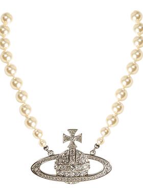 Vivienne Westwood/薇薇安·威斯特伍德土星大珍珠女士百搭项链