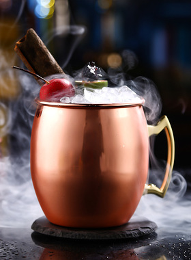 锤点铜杯莫斯科骡子不锈钢金属杯杯子鸡尾酒mule酒吧酒杯moscow