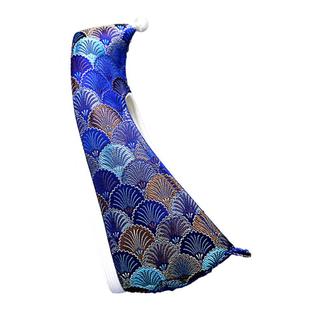 七月荷【银杏】翘头古风汉服鞋女内增高织金珍珠布鞋软底配马面裙