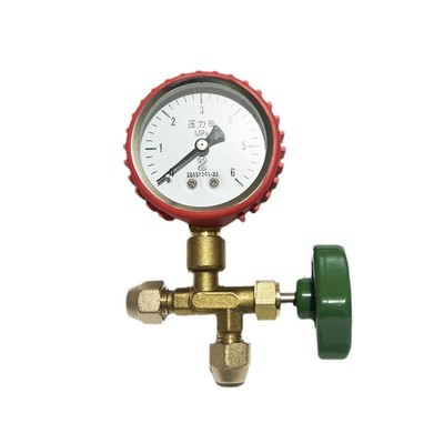 空调工具汽车加液表雪种阀门英制