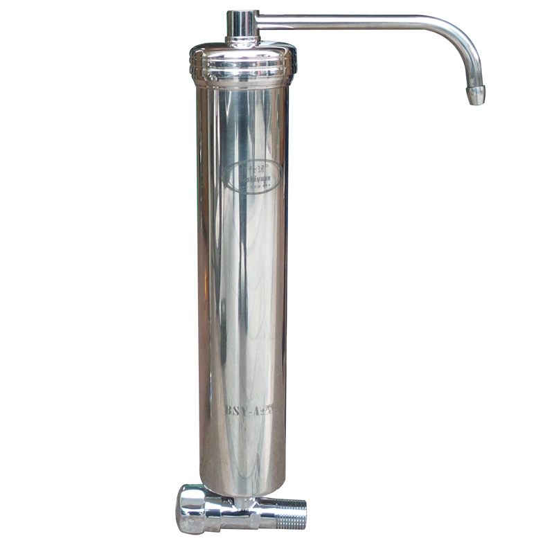 佰仕源水龙头净水器家用直饮厨房角阀不锈钢自来水过滤器陶瓷净化