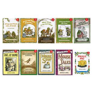 原版进口青蛙蟾蜍Frog and Toad are friends青蛙和蟾蜍是朋友系列英文版10册趣味读物原版故事书儿童分级阅读读物汪培斑书单推荐