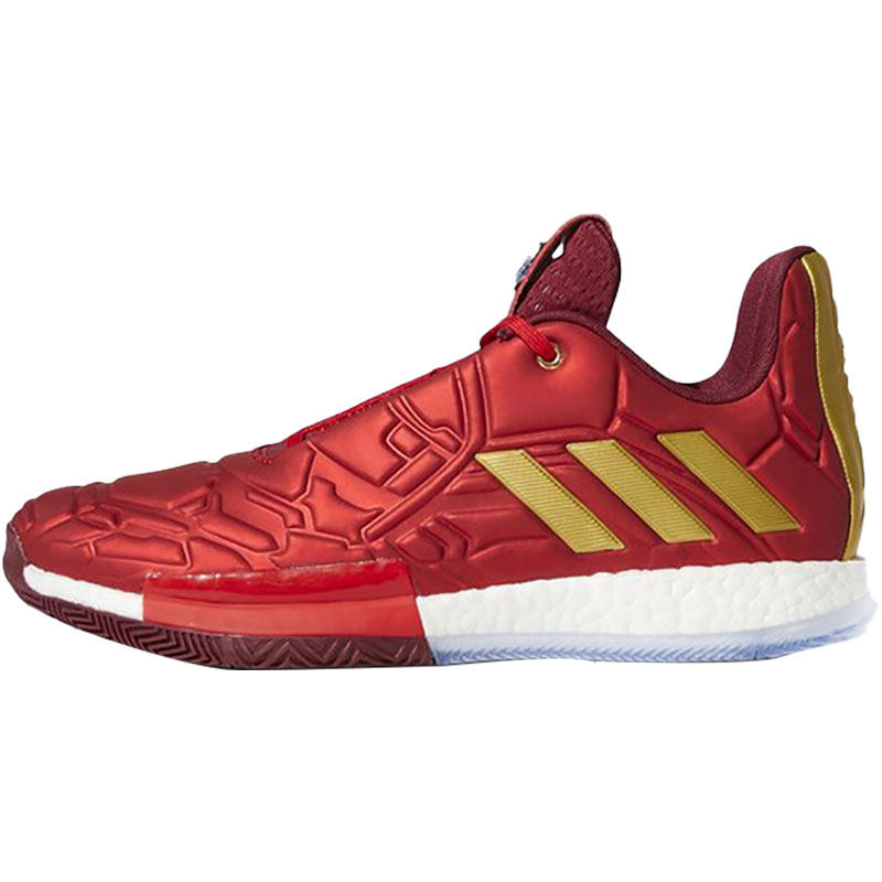 Adidas/阿迪达斯正品男款钢铁侠防滑轻便低帮篮球鞋EF2397