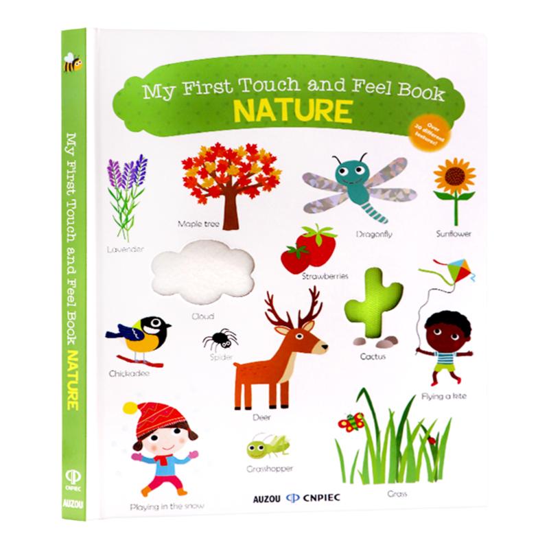 我的首本童话触摸书自然 My First Words Touch And Feel Book Fairyytal Nature book 英文原版绘本  英语早教启蒙认知 精装大开