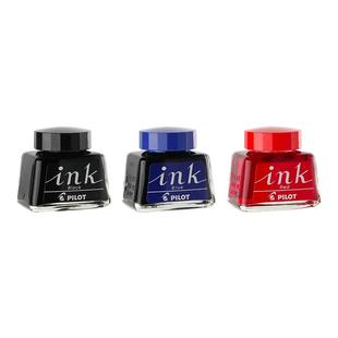 日本PILOT百乐INK-30非碳素墨水黑蓝红蓝黑色墨水78G/笑脸/贵妃钢笔30ml/70ml/350学生成人用练字钢笔不堵笔