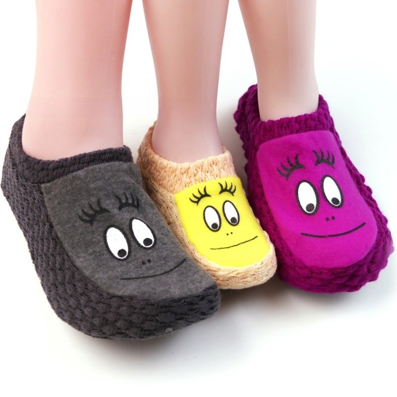 毛线鞋袜新款男女居家防滑宝宝地板袜成人儿童亲子袜套袜子秋冬厚