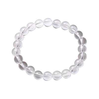 简约ins白水晶手链正品10a级