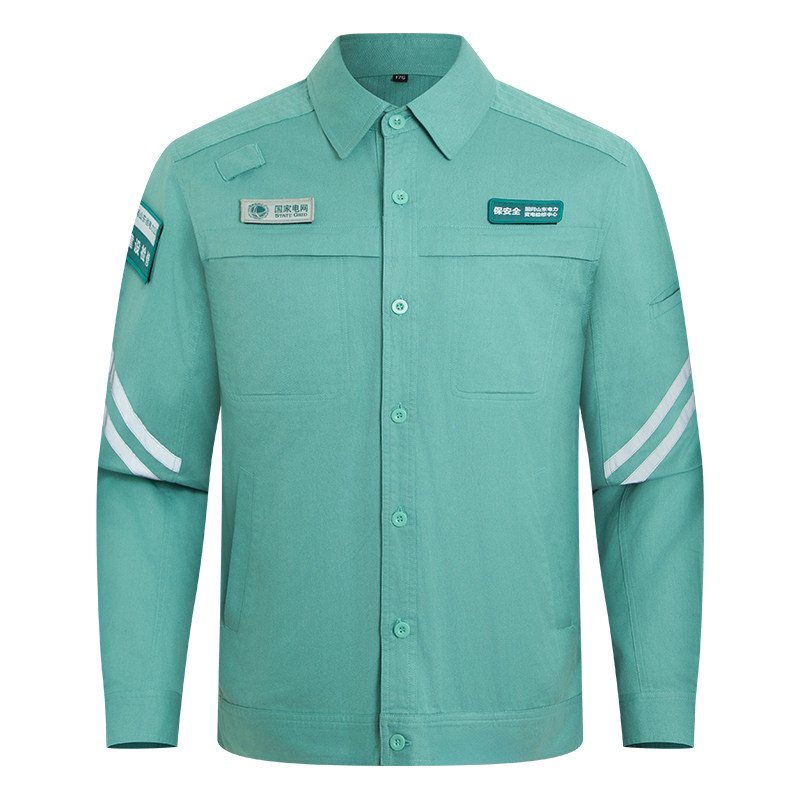 夏季防静电电力套装定制工作服