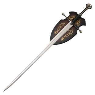 指环王纳西尔圣剑魔戒1比1经文版阿拉贡加长剑影视cos道具未开刃